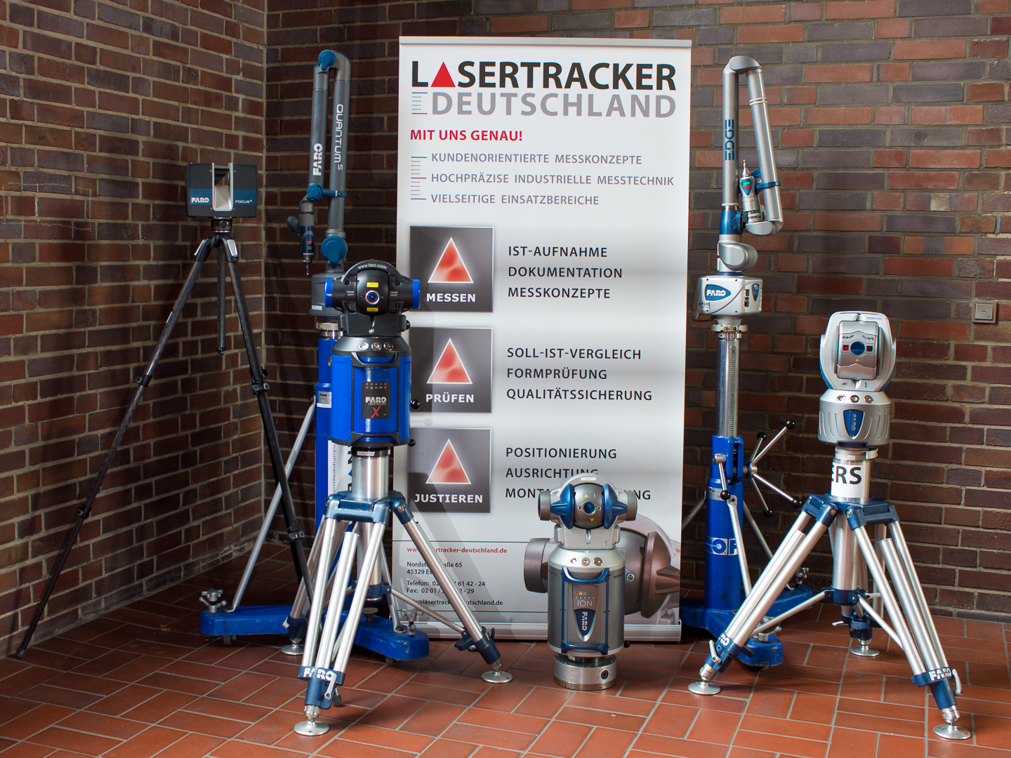 Lasertracker Gerätepark